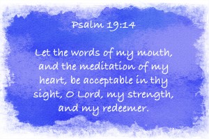 Psalm 19 14 6BL